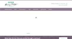 Desktop Screenshot of harmonypilateshoboken.com